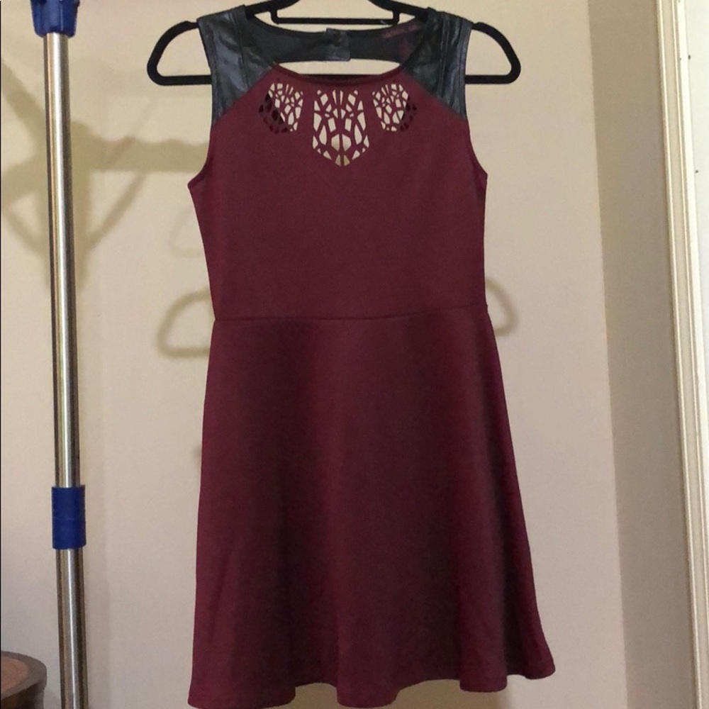 Crimson dress